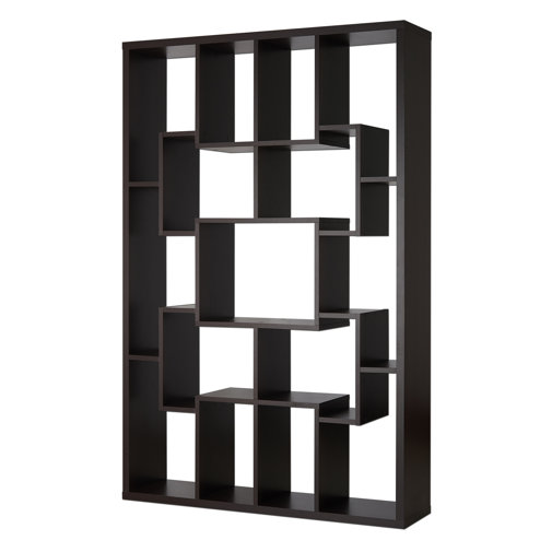 Ebern Designs Lancashire Geometric Bookcase & Reviews Wayfair